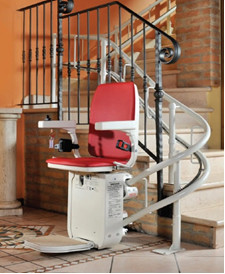 Custom curve stair lifts in Nassau County